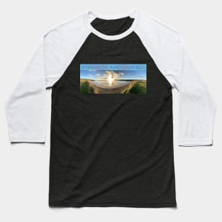 "Embrace the Water, Swim Wild" Baseball T-Shirt